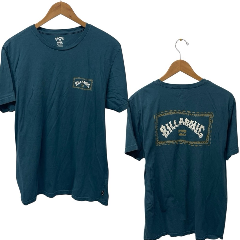 TS137 Men’s Billabong Australia Wave Washed Surfer Graphic T Shirt L